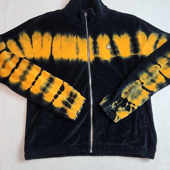 Teddyfresh Tie Dye Fleece Jacket Mens Medium - Picture 5 of 7